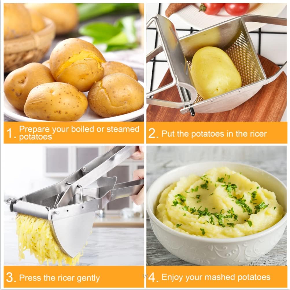 Potato Ricer Triangle Stainless Steel Potato Masher (MOQ 10 Sets)