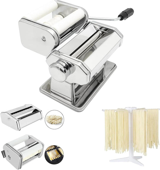 Household Fresh Manual Italy Pasta Maker Adjustable Settings