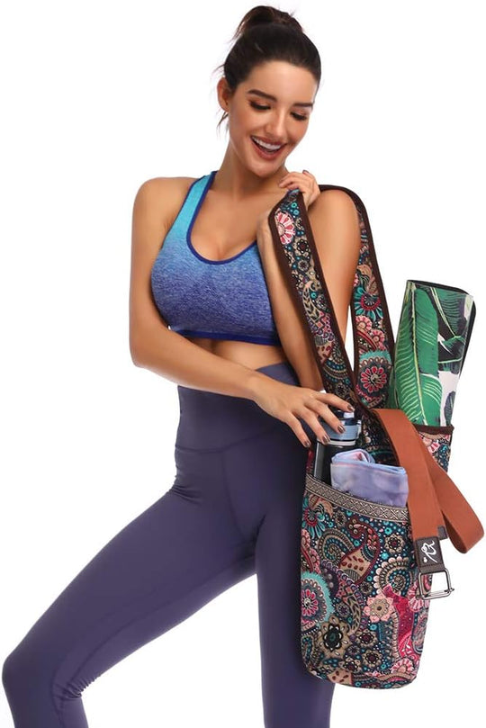 Yoga Mat Bag with Large Size Open Pocket (MOQ 10 Pcs)