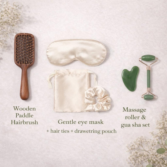 Self Care Spa Gift Set with Woven Basket (MOQ 10 Sets)