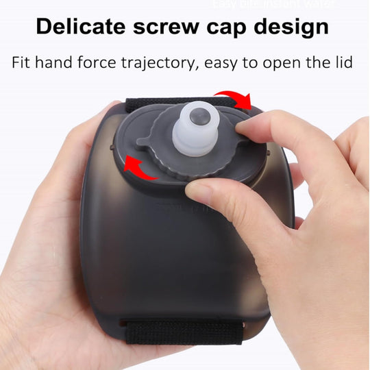 Wearable Hands-Free Leak-Proof Silicone Sports Water Bottle