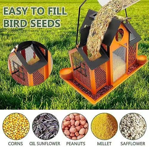 Metal Wild Bird Feeder for Outdoors, Large Cardinal Bird Feeder Birdhouses (MOQ 10 Sets)