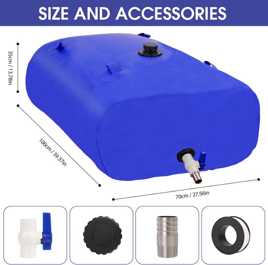 Foldable Water Bladder – Emergency Water Storage Tank (MOQ 10 Sets)