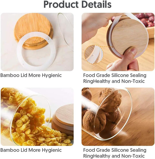 Airtight Kitchen Food Storage Container Organizers