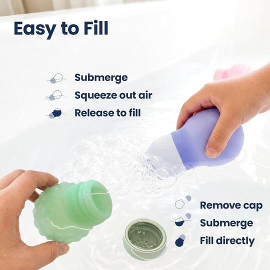 Toddler Sensory Bath Toys – Soft Silicone Water Squeezing Toys for Ages 1-3