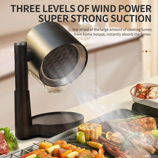 Quiet Flow Portable Range Hood Adjustable Height, Washable Filter | Perfect for Apartments, RVs & Small Kitchens (MOQ 10 Sets)