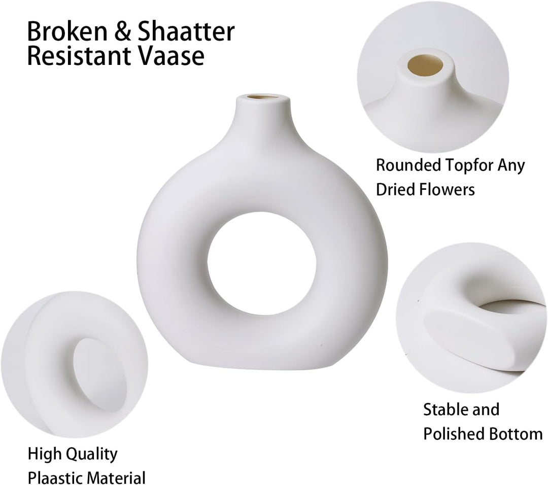 Aesthetic Boho Modern Small Round Cute Vases for Modern Minimalist Bohemian Decor (MOQ 10 sets)