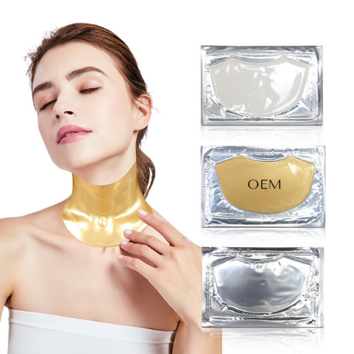 Gold 24k collagen neck mask sheet patch Moisturizer lifting anti wrinkle