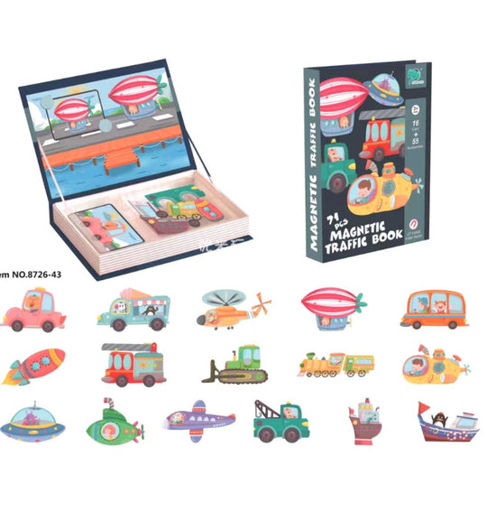 Magnetic Game Teaches Fine Motor Skills and Imagination - Suitable for Ages 3 and Up