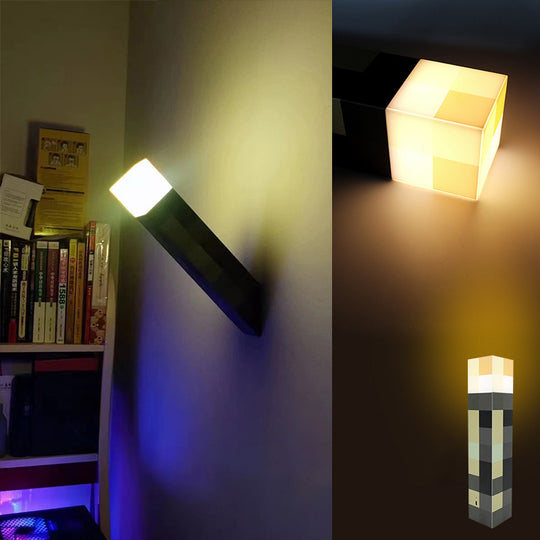 Game rooms Torch Lamp with Wall Mountable LED Night Light,USB Rechargeable Mounts