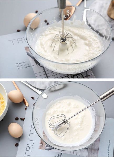 Kitchen Automatic Pan Stirrer Cream Triangle Agitator Egg Beater