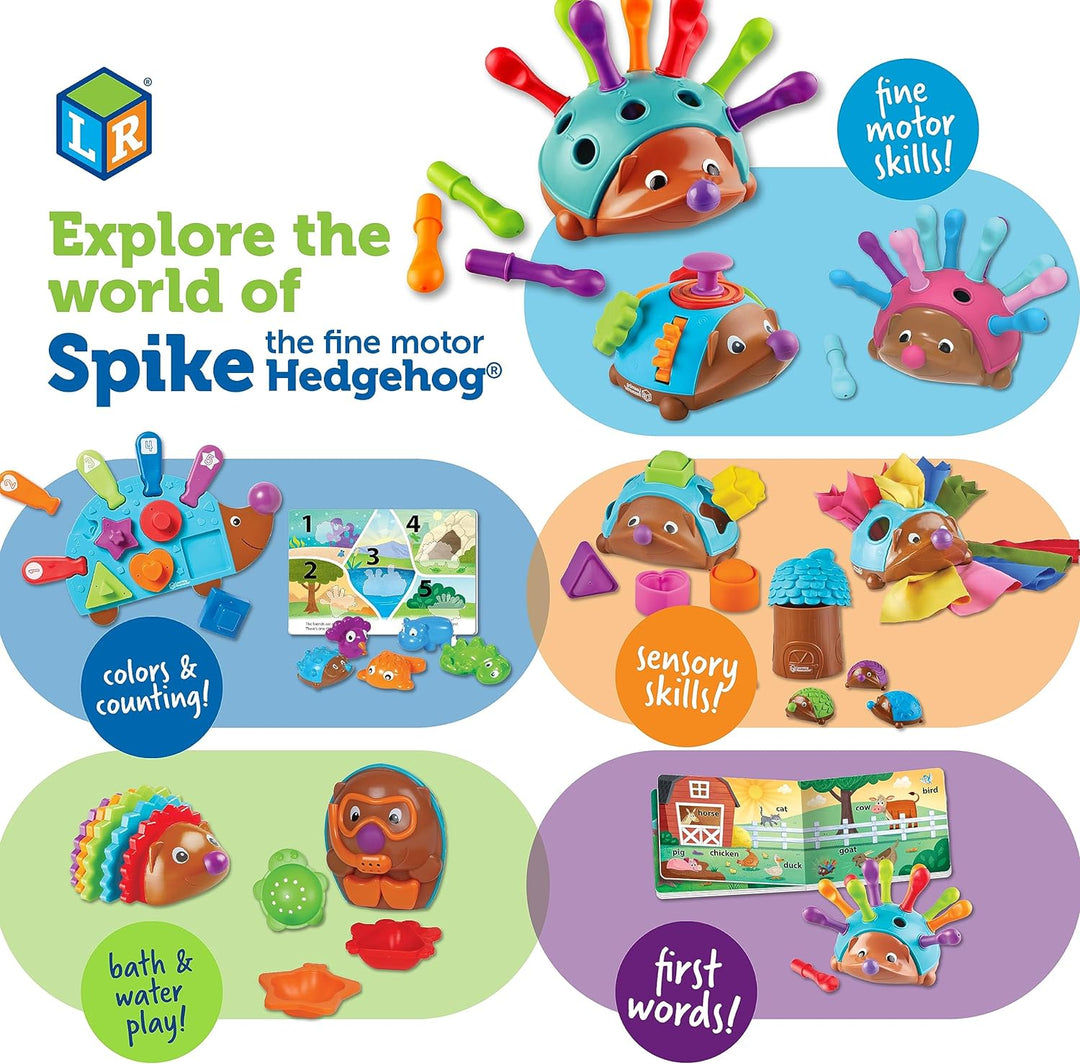 Spike The Fine Motor Hedgehog - Toddler Learning Toys, Fine Motor and Sensory