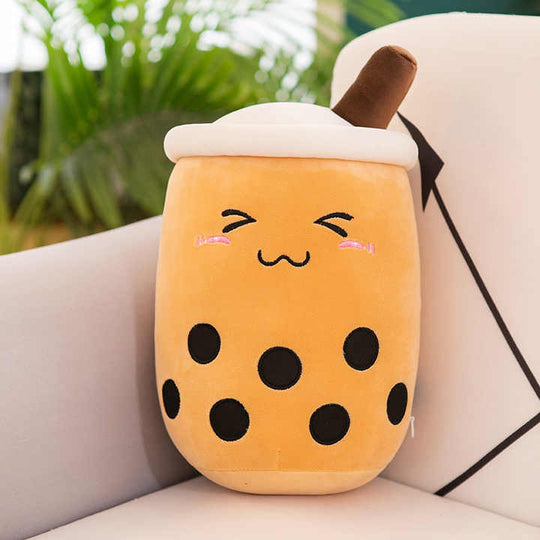 Plush Boba Tea Cup Toy Figurine Toy(Bulk 3 Sets)