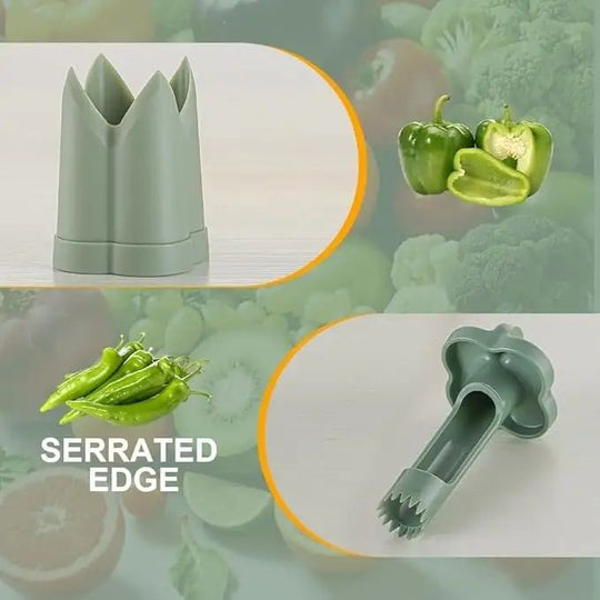 Pepper Deseeder Bell Pepper Corer Pepper Corer Tool 2 in1