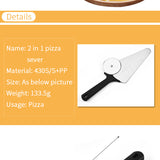 Pizza Cutter and Server Slicer & Pizza Slicer with Protective Blade Guard Combo Pack - MOQ 10 Pcs
