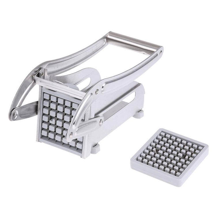 Stainless Steel French Fries Slicer Potato Chipper Chip Cutter Chopper Maker Vegetable and Potato Slicer for Potatoes Carrots Cucumbers