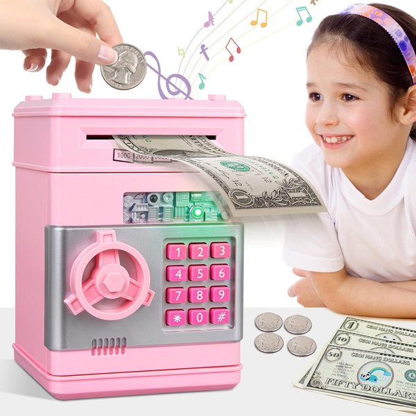 Best Gift Piggy Bank Electronic Mini ATM for Kids(Bulk 3 Sets)
