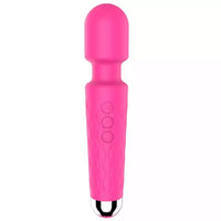 20 Speed Waterproof Wand Vibrator Women Sex Toy & Silicone Butt Plugs