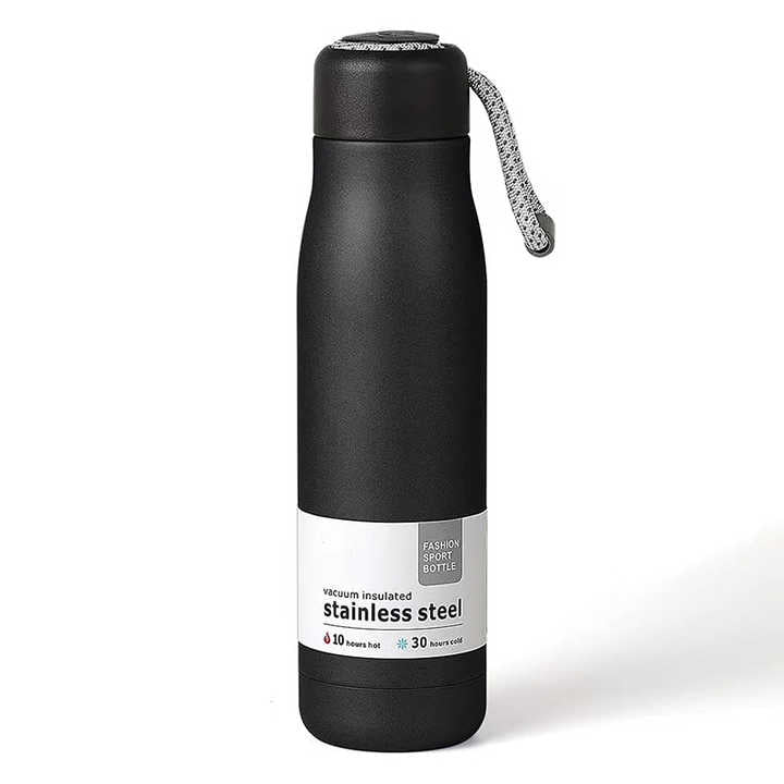 Thermal Flask Water Bottles With Lid Handle Stainless Steel Double Walled Vacuum Insulated personal use