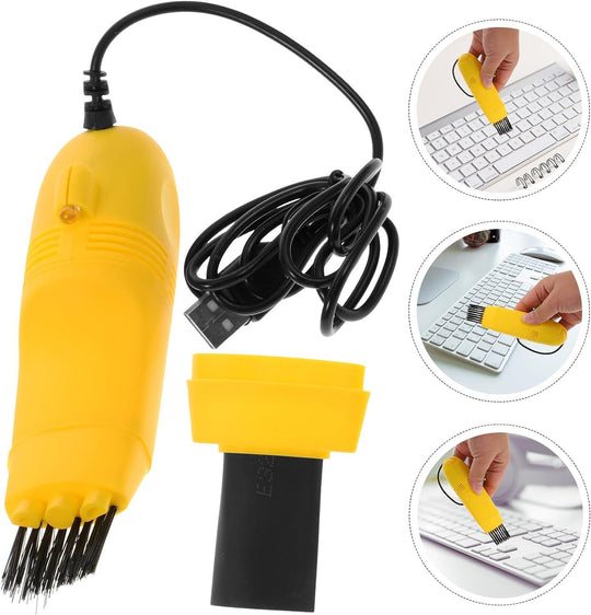 Miniature USB Cleaner with Smooth Dust Brush Suction Holes(10 Pack)