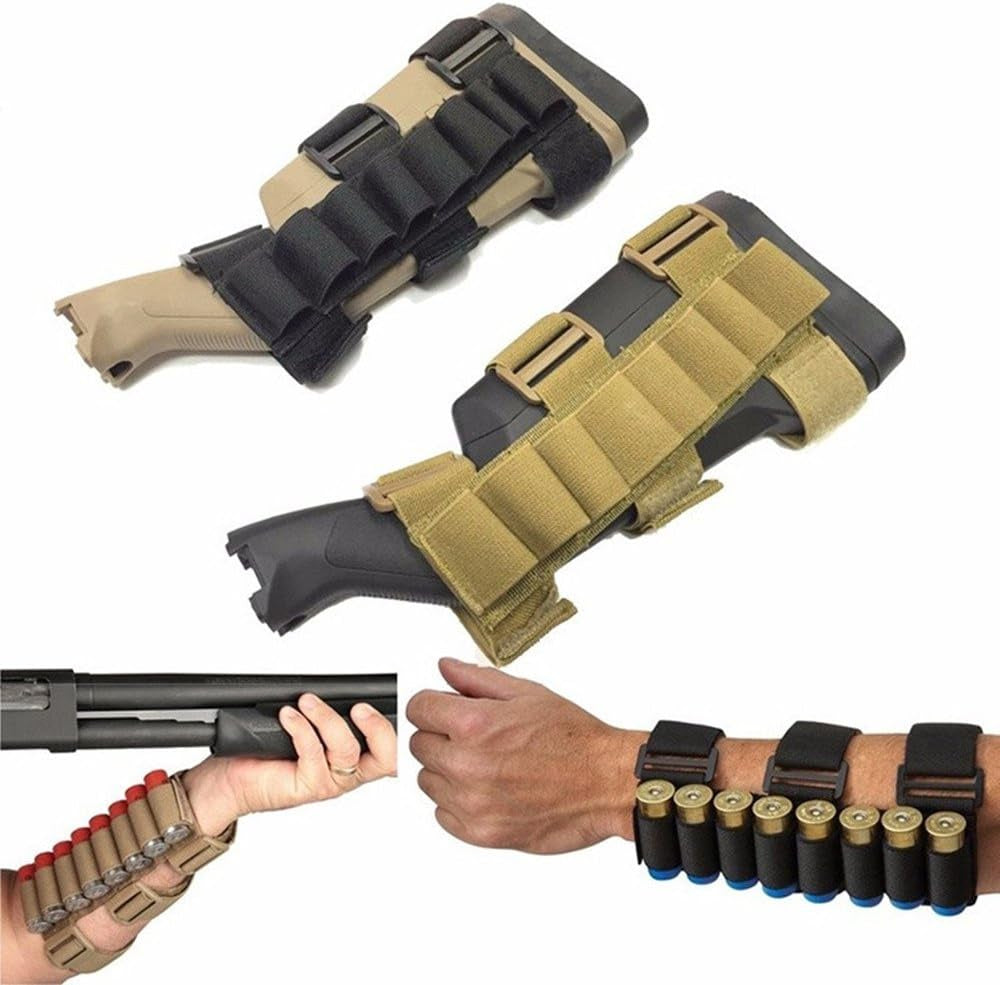 Hunting Tactical Cartridge Bandolier Shell Firearm Ammo Bullets Pouch Bags