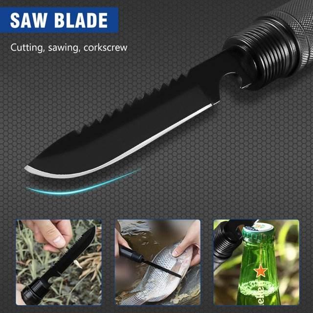 Survival Hatchet & Camping Axe with Fixed Blade Knife Combo Set, Full Tang Tactical Axe for Outdoor