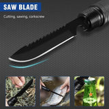 Survival Hatchet & Camping Axe with Fixed Blade Knife Combo Set, Full Tang Tactical Axe for Outdoor(Bulk 3 Sets)