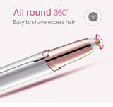 Electric Face Massager Face Roller & Eyebrow Hair Remover Painless Precision Trimmer Combo