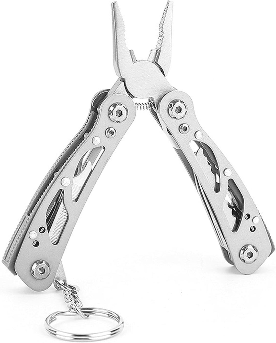 Multi-Purpose Knife Pliers Stainless Steel Folding Tool with Carbon Steel