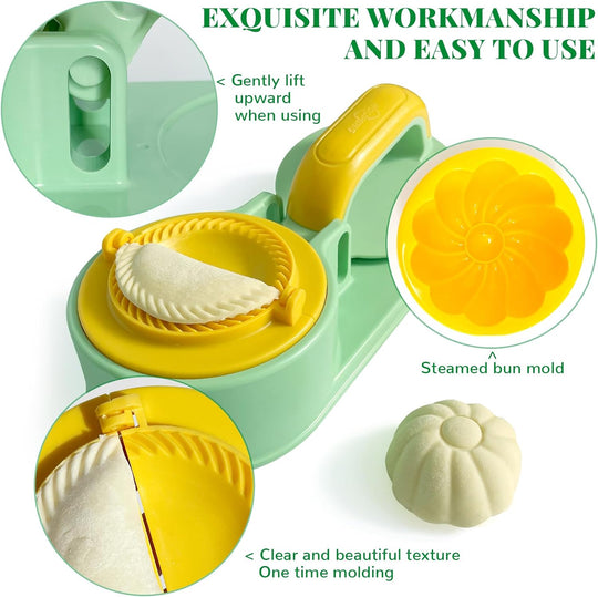 Multifunctional DIY Dumpling Skin Dough Presser (MOQ 10 Sets)