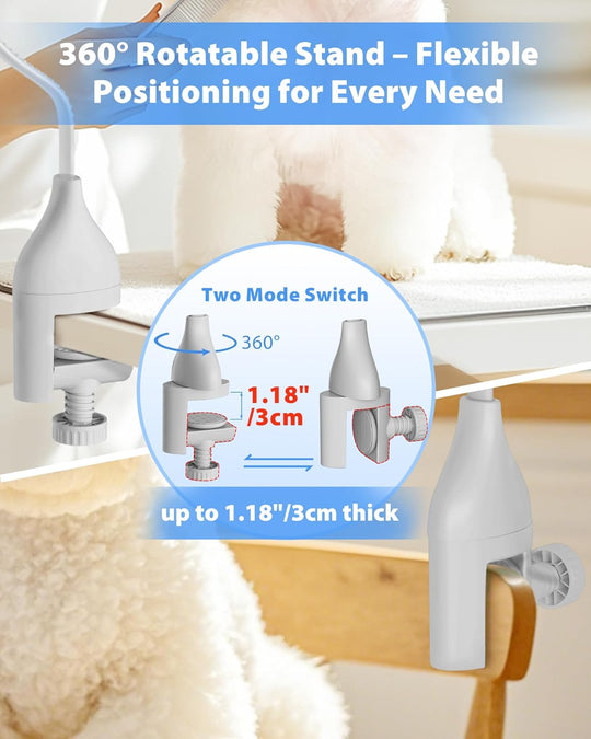 Pet Grooming Dog Hair Dryer Water Blowing Machine Neck Hanging Free Your Hands (MOQ 10 Sets)