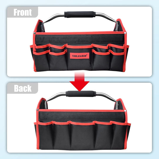 Tool Carrier with Adjustable Shoulder Strap Open Top Veto Tool Bag (MOQ 10 Pcs)