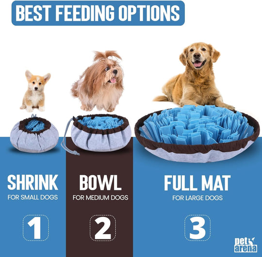 Adjustable Interactive Puzzle Toy for Large & Small Breed Slow Feeder