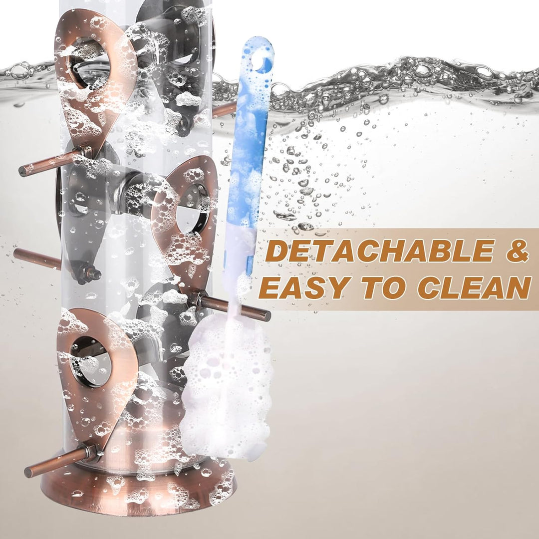 Outdoor Metal Bird Feeder Hanging Cross-Border Bird Hanging Feeder (MOQ 10 Sets)