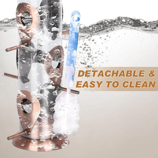 Outdoor Metal Bird Feeder Hanging Cross-Border Bird Hanging Feeder (MOQ 10 Sets)