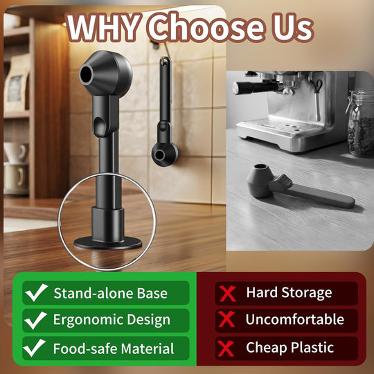 Premium Coffee Scoop Funnel with Dosing Ring