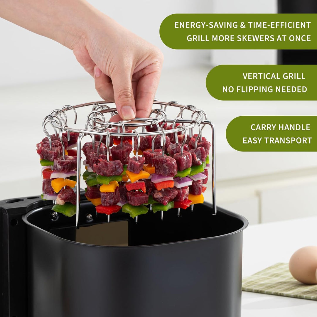 Vertical Grill Rack Detachable BBQ Circular Hanging