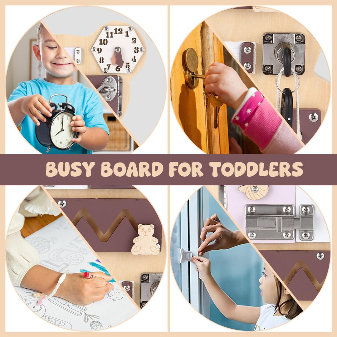 vigor Montessori Sensory Board - Busy Boards, Montessori Toys for Kid’s Development (MOQ 10 Sets)
