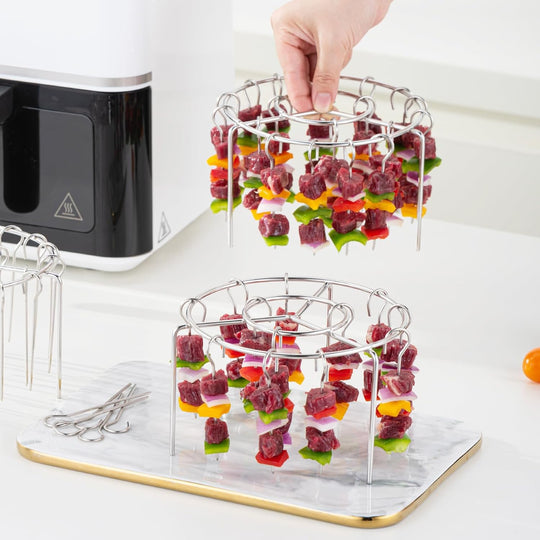 Vertical Grill Rack Detachable BBQ Circular Hanging