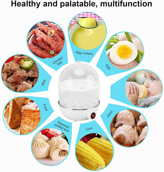 Rapid Electric Egg Cooker 14 Egg Capacity with Measuring Cup