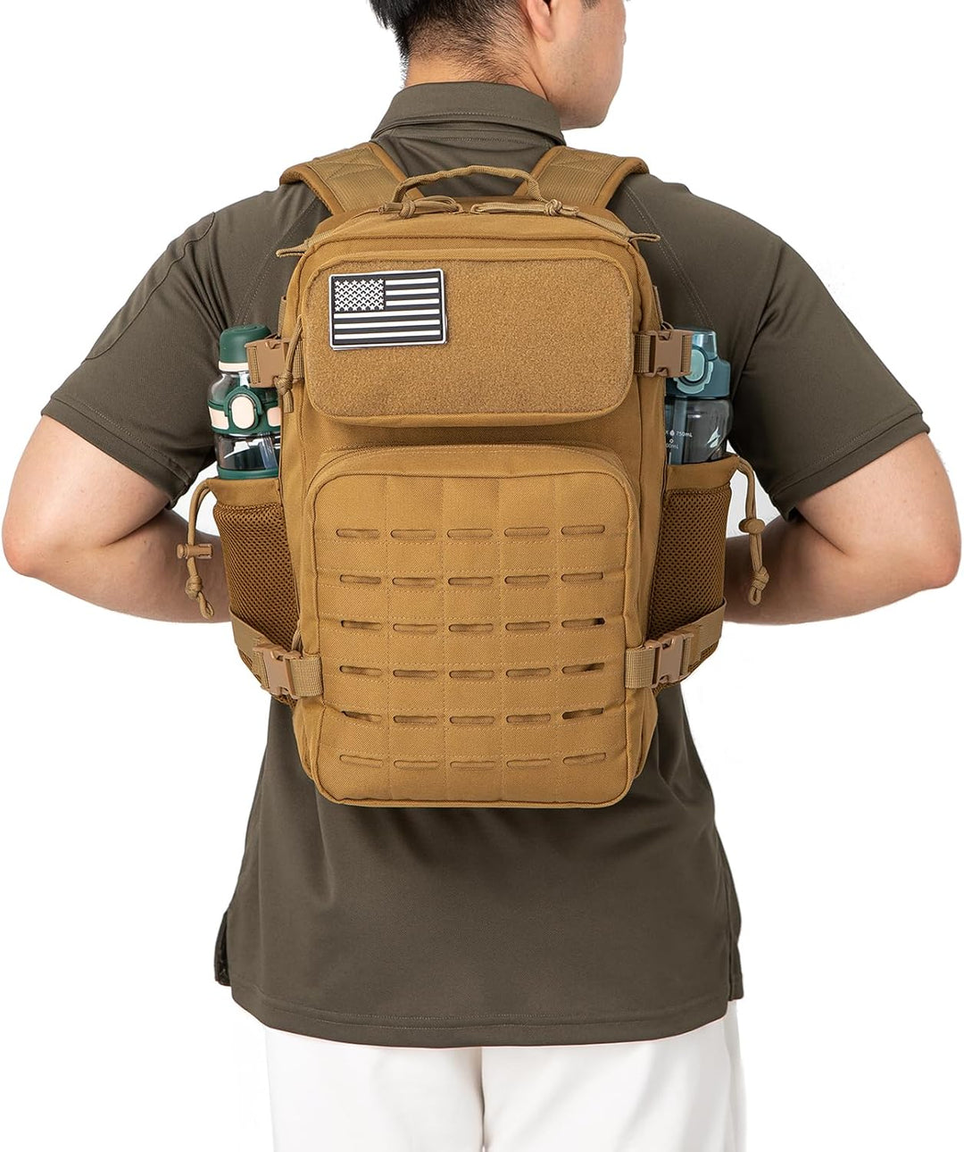 Military Tactical Backpack For Men Molle Daypack 3 Day Bug Out Bag Hikin