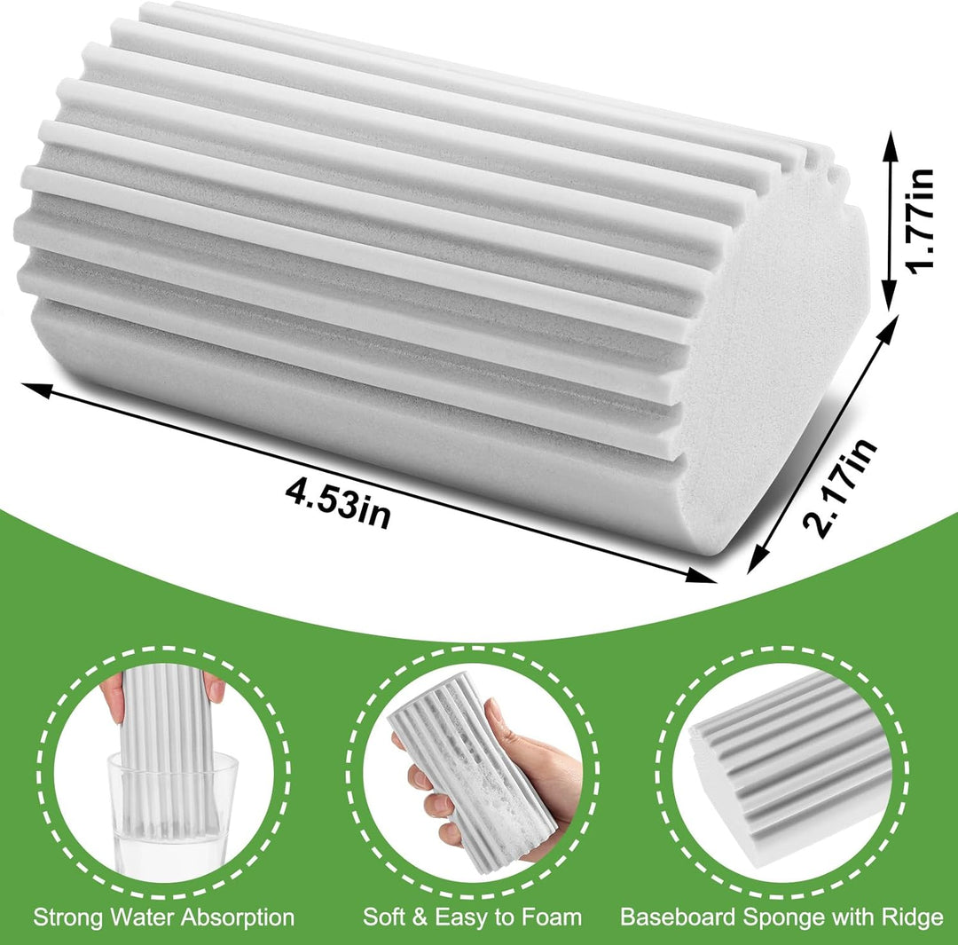 Damp Clean Duster Sponge, Reusable Magic Dusting Sponge Brush