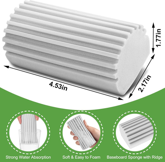 Damp Clean Duster Sponge, Reusable Magic Dusting Sponge Brush