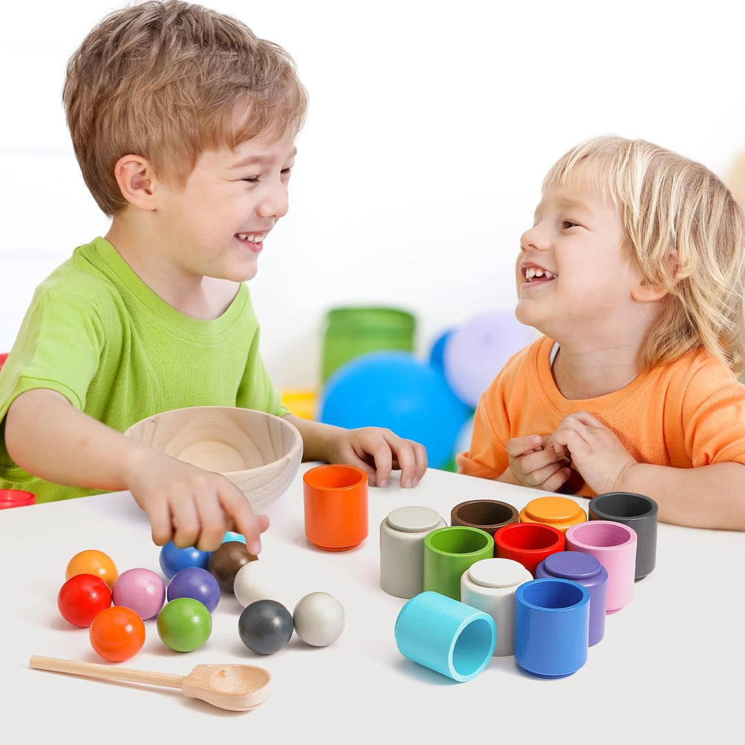 Early Education Enlightenment Rainbow Balls 35mm for Toddlers (MOQ 10 Sets)