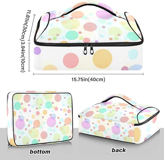 Casserole Carriers for Hot or Cold Food Reusable Casserole Dish Carrier Insulated Thermal Large Capacity