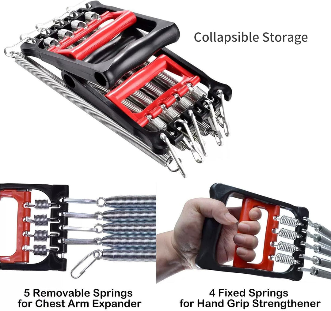 3 in 1 Chest Clip Muscle Pedal Spring Chest Expander , Pedal Puller (MOQ 10 Sets)