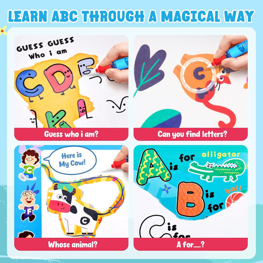 Joycat Colorful Cartoon Writing Magic Water Drawing Book (MOQ 10 Sets)