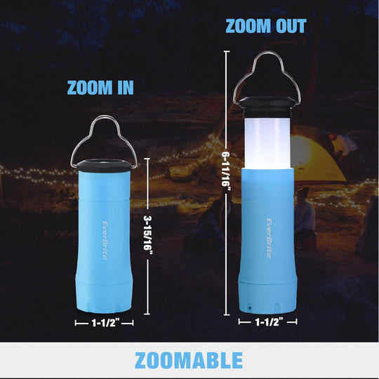 Portable 2 in 1 LED Telescopic Camping Lantern (10 Pack)