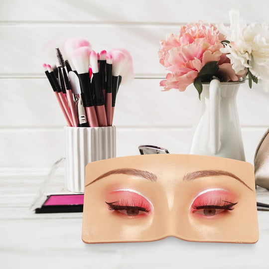 Professional Silicone 3D Eyebrow Eye Makeup Training Practice Skin Makeup Tool (MOQ 10 Sets)
