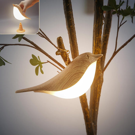 Night Light Aroma Diffuser with Bird Design Dimmable Detachable Sleep Aid Desktop Decor Ambient Lamp